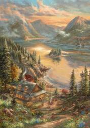 Schmidt Spiele - Puzzle Thomas Kinkade: Splendoarea lacului - 500 piese Puzzle
