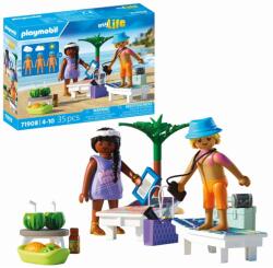 Playmobil - Jucarie de rol Cuplu de tineri la plaja (PM71908) - ejuniorul