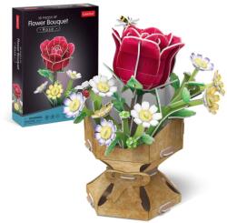 CubicFun - Buchet de flori 3D Trandafir 120 piese (CUW3301h)