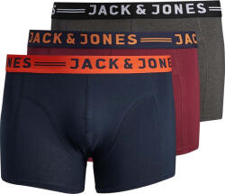 Jack & Jones Slipuri pentru bărbați Dark Bordeaux 3Pachet 12147592 (12147592)