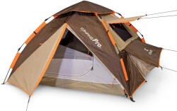 Keumer Cort de Camping Automat Igloo Maro cu Dublu Material 3 Anotimpuri pentru 3 Persoane 210x210x125cm 11239 (11239) Cort