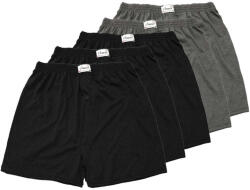 Onurel Slipuri pentru bărbați Black/Dark Grey 5Pachet ON-00140 (ON-00140)