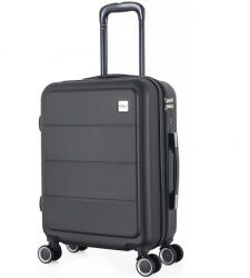 Ankor Valiză de Călătorie de Cabină Dura Neagră cu 4 Roți Înălțime 55cm (836192) Valiza