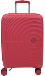 Touareg négykerekű kör bordás, pink kabin bőrönd-TG8002-pink S