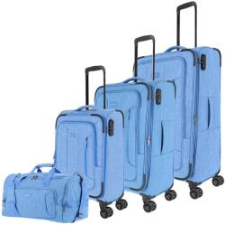 Travelite BOJA 4 db-os, négykerekű bőröndszett-kék