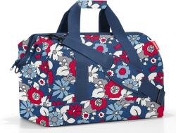 Reisenthel ALLROUNDER L nagy virág mintás kék-piros-fehér nagy utazótáska MT4088