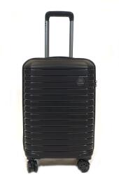 Touareg négykerekes fekete kis bőrönd TG663 S-fekete
