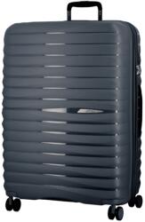 JUMP Xvwave törhetetlen sötétkék bővíthető nagy bőrönd L - borond-aruhaz