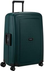 Samsonite S'CURE négykerekű, méregzöld, csatos közepes bőrönd 69 cm 49307-5257