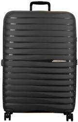 JUMP Xvwave törhetetlen sötétszürke bővíthető nagy bőrönd L - borond-aruhaz