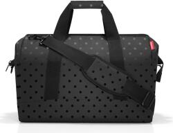 Reisenthel ALLROUNDER L fekete, fényes pettyes nagy utazótáska MT7075 - borond-aruhaz