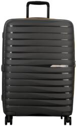 JUMP Xvwave törhetetlen sötétszürke bővíthető közepes bőrönd M - borond-aruhaz