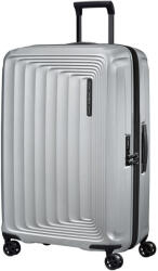 Samsonite NUON négykerekű bővíthető nagy bőrönd 75cm-matt ezüst 134402-4052 - borond-aruhaz