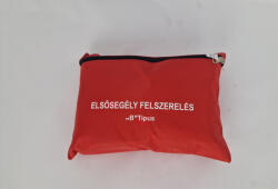  Autós elsősegély csomag "B" típusú, zipzáros, helytakarékos