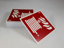  Tűzcsap, Utánvilágító biztonsági jel öntapadó 15x15 - IMPLASER B150