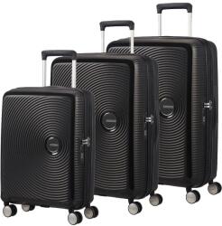 Samsonite Soundbox Bőrönd Szett Black (88472/1027 & 88473/1027 & 88474/1027)