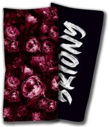 Briony Beach Towel - Dark Blooming Flowers (BT044)