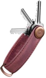 Orbitkey Bőr kulcstartó Orbitkey 2.0 Crazy Horse - Mulled Wine (KCH2-MWN-101)