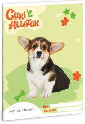 Ars Una Füzet ARS UNA A/5 32 lapos vonalas 16-32 II. osztályos Cuki-Welsh corgi