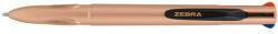 Zebra Golyóstoll ZEBRA Smooth nyomógombos négyszínű 0, 7 mm rózsa arany (07.02710)