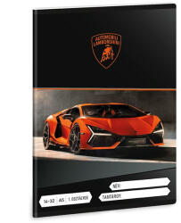 Ars Una Füzet vonalas ARS UNA A/5 32 lapos 14-32 1. osztályos Lamborghini narancssárga