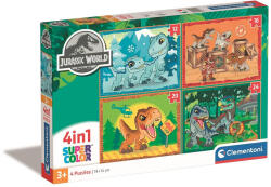 Clementoni Jurassic World On the Loose 4 az 1-ben puzzle Clementoni (CL21521)