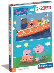 Clementoni Peppa malac Free Day 2x20 db-os puzzle Clementoni (CL24797)