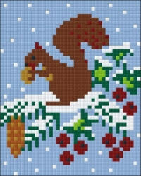 Pixelhobby Téli Mókus (10, 1x12, 7cm) Pixelhobby (801088)