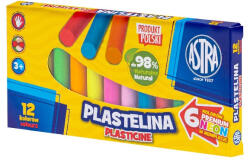 ASTRA Gyurma ASTRA 12 színű 6 intenzív + 6 neon szín