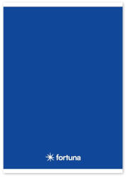Fortuna Füzet vonalas FORTUNA Monocolor A/5 32 lapos sötétkék - kreativjatek
