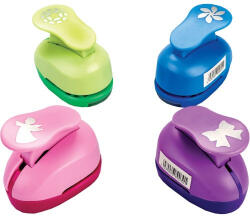 Centrum Kreatív formalyukasztó Centrum 25 mm szív, angyalka, masni, csillag, virág (89030)