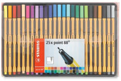 STABILO Tűfilc STABILO Point 88 dobozos 25db-os készlet (8825-1) - kreativjatek