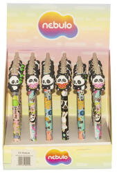 Nebulo Zseléstoll NEBULO nyomógombos radírozható 0, 7 mm Panda (DT-PANDA) - kreativjatek