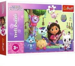 Trefl Trefl: Gabi babaháza, Gabi és macskasztikus babaháza - 30 darabos puzzle (217140)