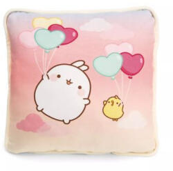 NICI Molang plüsspárna, nyuszi mintás - 30 x 30 cm (261187)