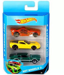 Mattel Hot Wheels: kisautók - 3 db-os készlet, többféle (44122)
