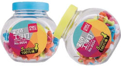 Deli Térképtű VIVID 23 mm színes 100 db/doboz