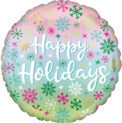  Happy Holiday Snowflakes fólia lufi 43 cm (DPA4010001) - kreativjatek