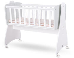 Lorelli First Dreams ringatható bölcső 105x55 - White / Milky Green New