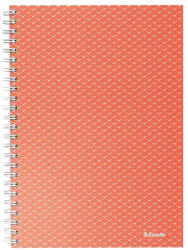 Esselte Spirálfüzet kockás ESSELTE A/5 80 lapos Colour Breeze korall (628468)