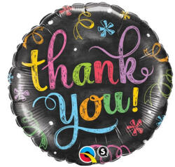  Thank You Chalkboard fólia lufi 46 cm (MLG117746)