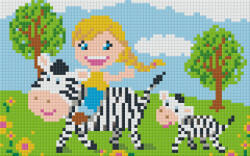 Pixelhobby 802076 Zebrák szett (12, 7x20, 3cm) (802076)