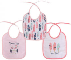 Baby Care 3Darab-os előke, megkötős - Girl - kreativjatek