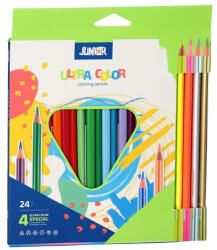 Junior Színes ceruza Junior Ultra color háromszög alakú, 20+4 darabos (130208) - kreativjatek