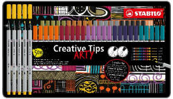 STABILO Flictoll STABILO Cretive Tips Arty Urban fémdobozos 50 darabos (89/50-6-20)