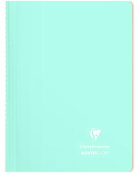 Clairefontaine Spirálfüzet Clairefontaine Koverbook Blush A/4 80 lapos PP borítású vonalas menta (376773C) - kreativjatek