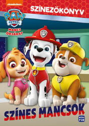 Móra Könyvkiadó Mancs Őrjárat - Színes mancsok - Színezőkönyv - kreativjatek