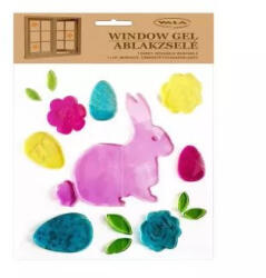  Rózsaszín nyuszi ablakzselé szett (234539)