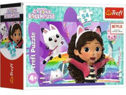 Trefl : Gabi babaháza, Gabival mindig vidám a játék - 54 darabos puzzle (262807)