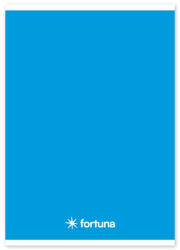 Fortuna Füzet vonalas FORTUNA Monocolor A/5 32 lapos kék - kreativjatek